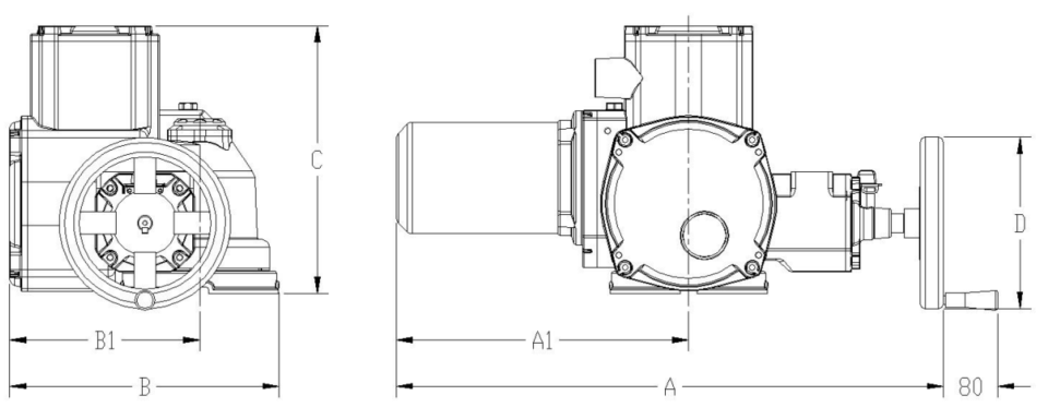 Габаритный чертёж
